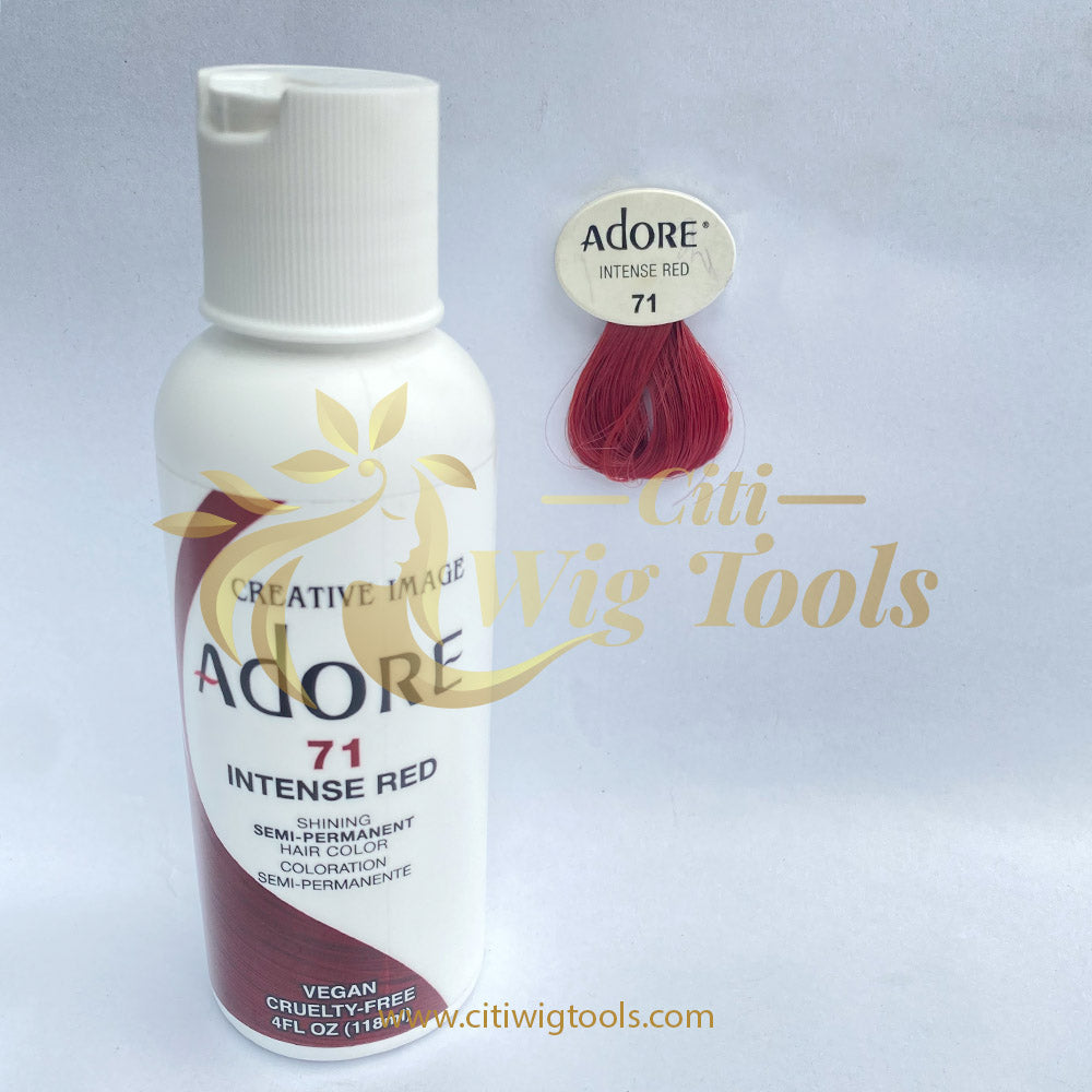 Adore Semi-Permanent Haircolor #071 Intense Red 4oz