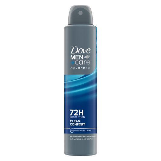 Dove Deodorant 3oz Mens Clean Comfort 1/4 Moisturizer