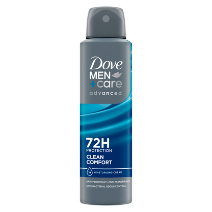 Dove Deodorant 3oz Mens Clean Comfort 1/4 Moisturizer