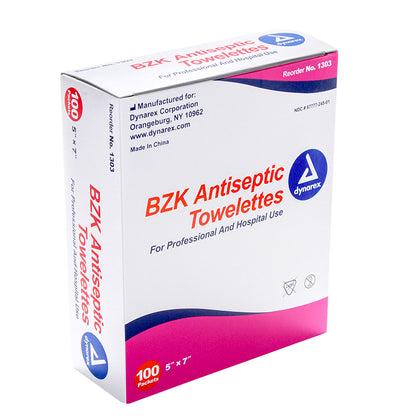 ANTISEPTIC TOWELETTE BZK PA 100