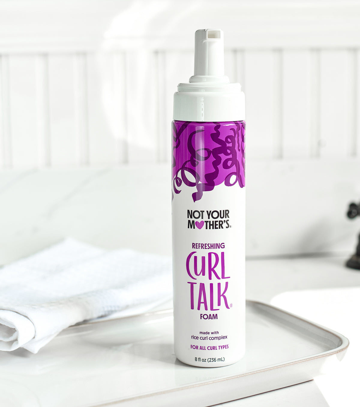 Not Your Mothers Curl Talk Refreshing Curl Foam 8oz