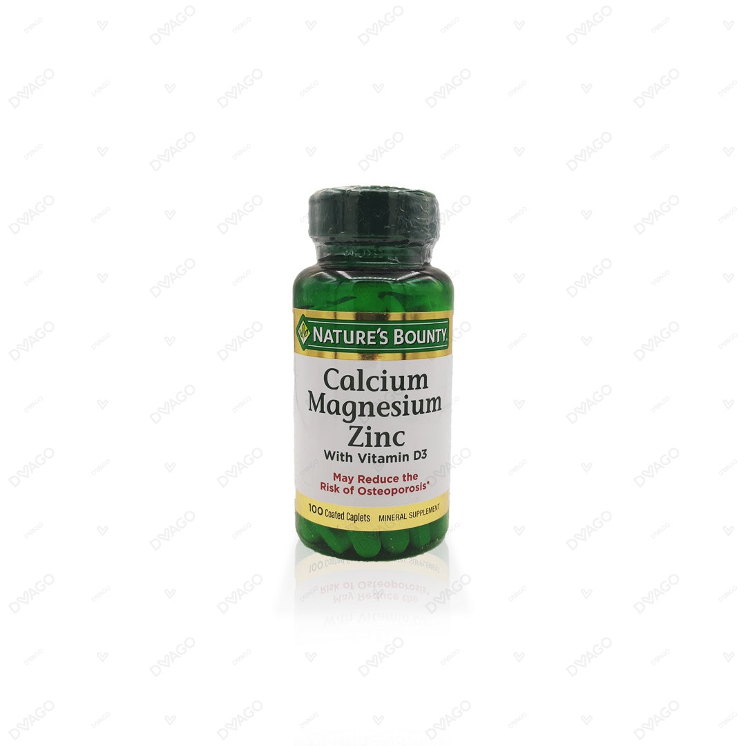 CAL/MAG/ZINC TABLET 100CT NAT BOUNTY