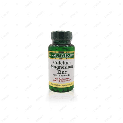 CAL/MAG/ZINC TABLET 100CT NAT BOUNTY