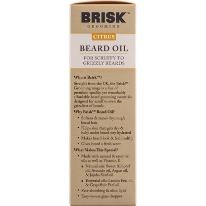 BRISK BEARD SH 5.1OZ CITRUS