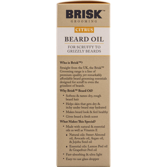 BRISK BEARD SH 5.1OZ CITRUS