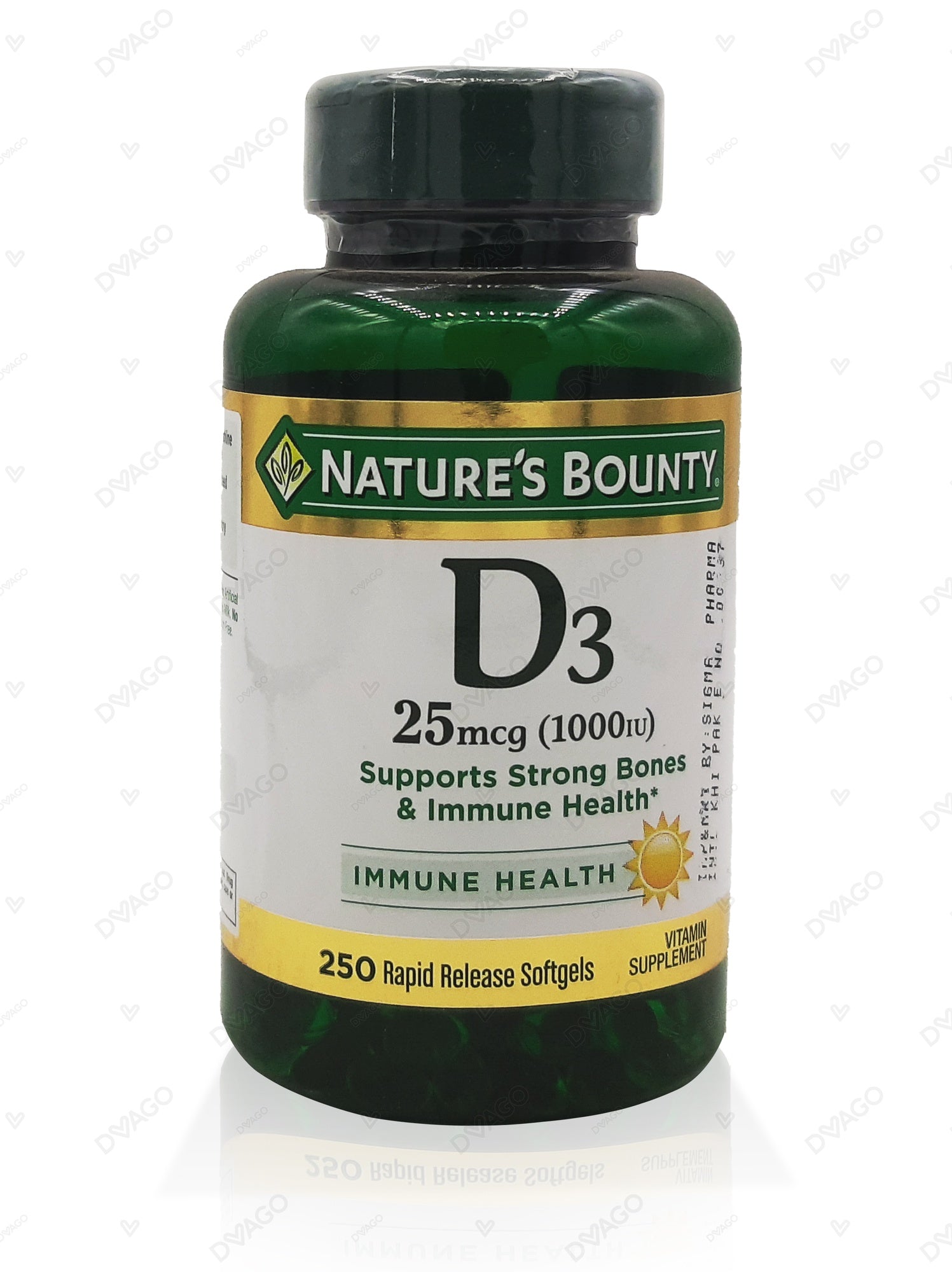VIT D-3 10000 IU SOFTGEL 72CT NAT BOUNTY