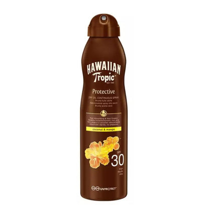 Hawaiian Tropic Spray Spf#30 Dry Oil 5.2oz