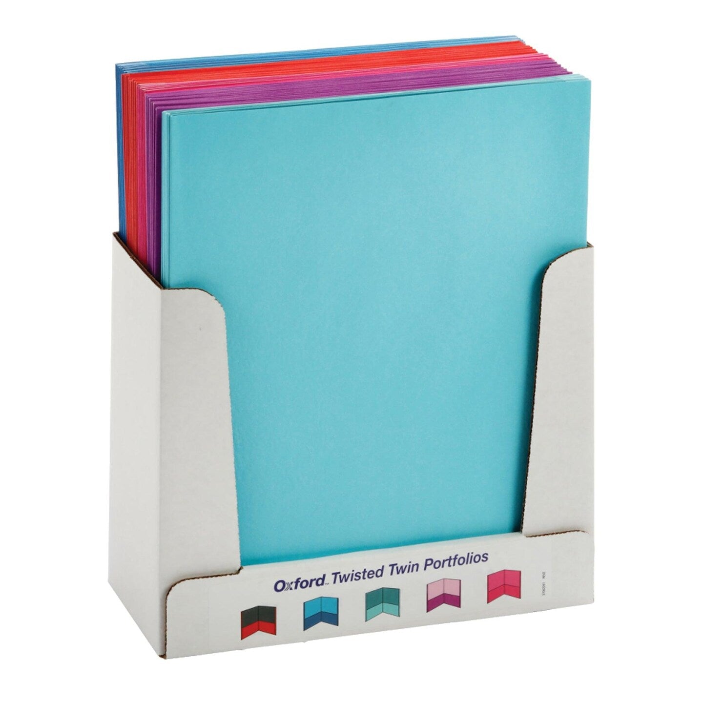 Twisted Twin Pocket Folders, Letter Size, Assorted