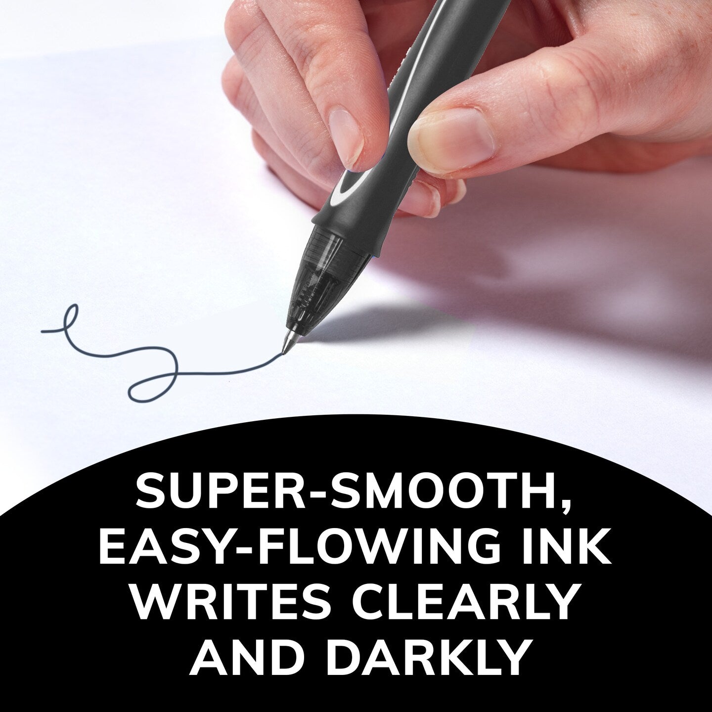 BiC Gel-ocity Retractable Pen - Black, 2 count
