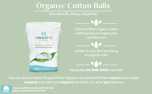 ORGANYC BEAUTY COTTON BALLS