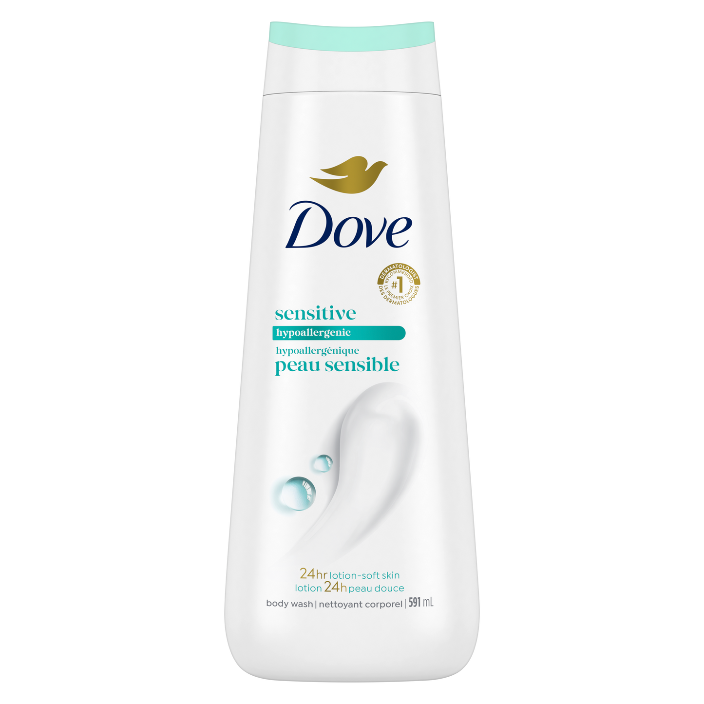 Dove Body Wash 12oz Sensitive Skin Hypoallergenic