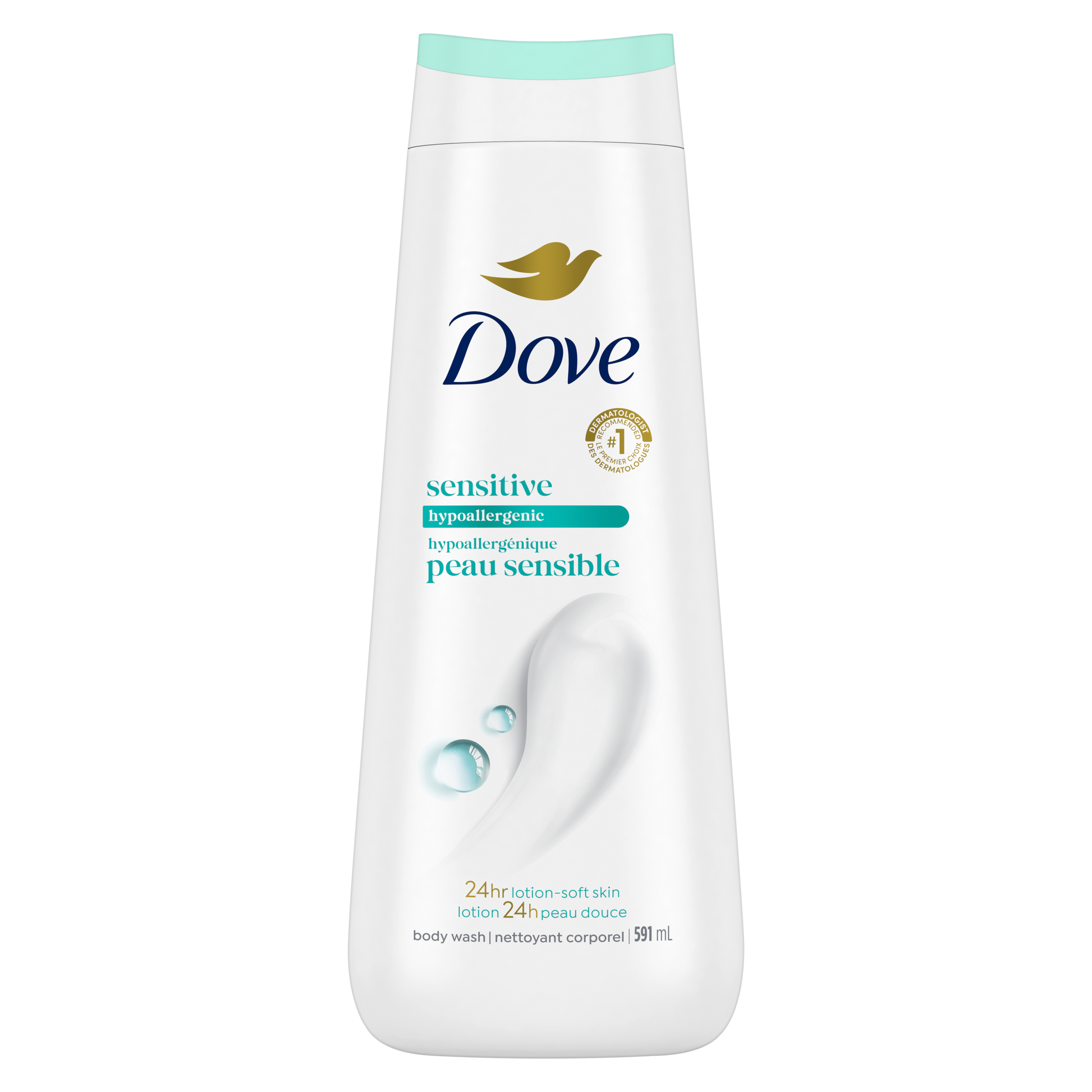 Dove Body Wash 12oz Sensitive Skin Hypoallergenic