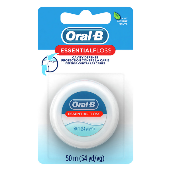 Oral-B Essential Floss 54 Yds Mint Wax (6in)