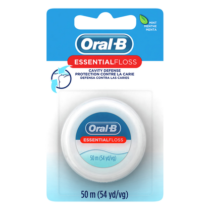 Oral-B Essential Floss 54 Yds Mint Wax (6in)