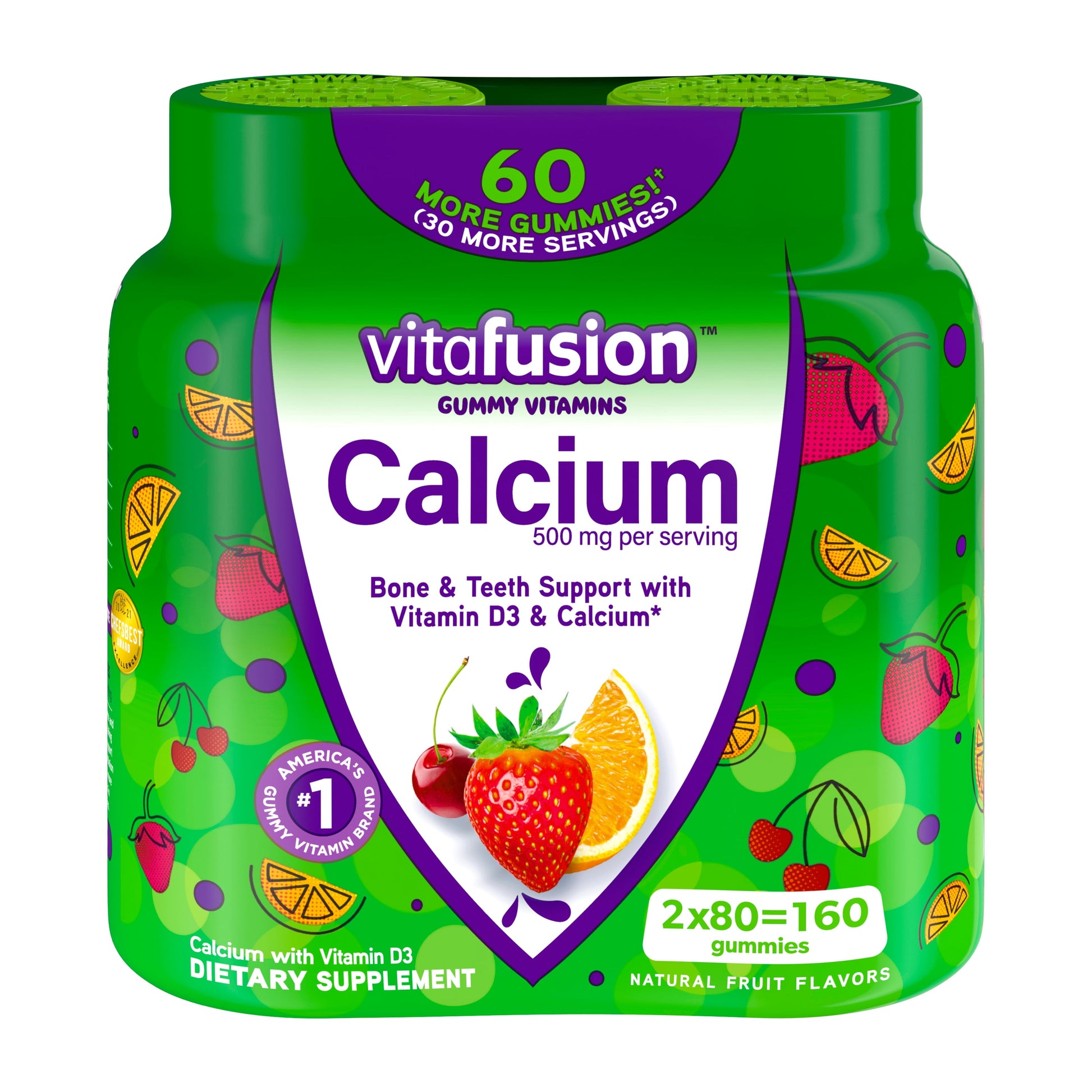VITAFUSION CALCIUM GUMMY 100CT