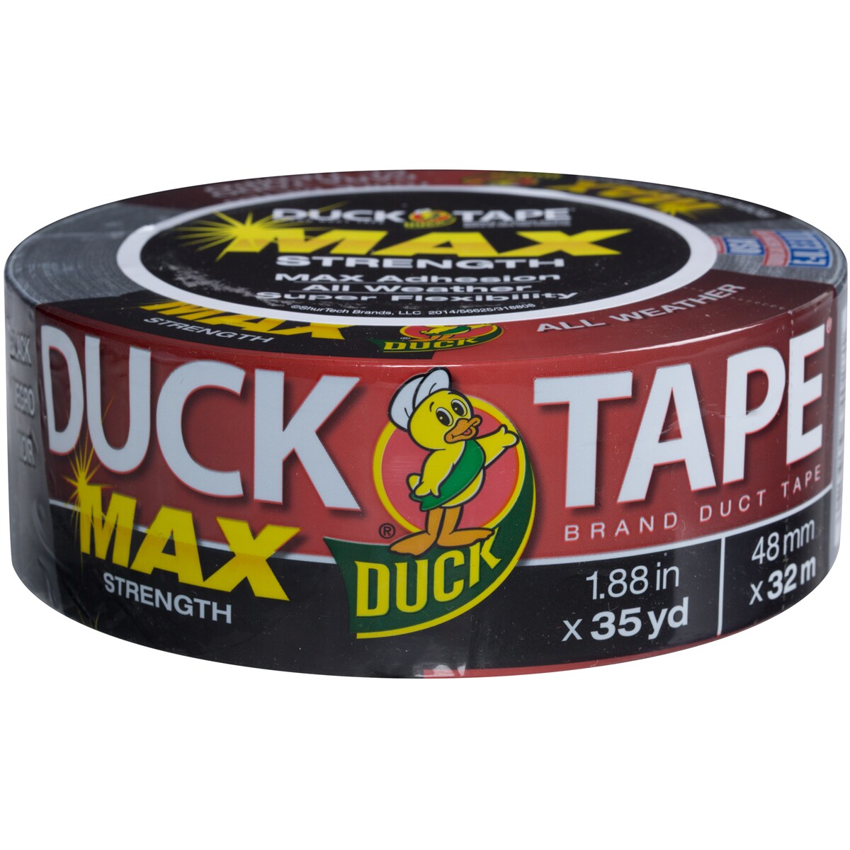 DUCK Max Strength Mounting Tape - Clear, 1" x 5'