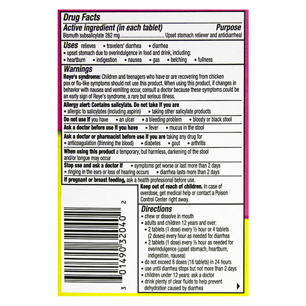 PEPTO-BISMOL GC 262MG 12 LQGL