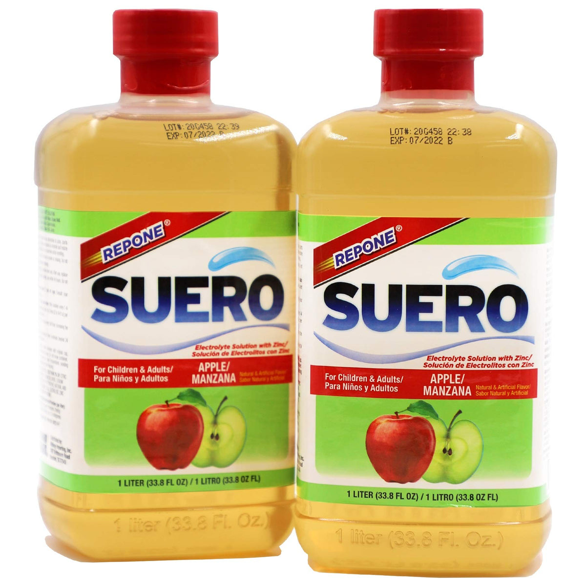 REPONE Suero Electrolyte Solution - Fruit Flavor, 33.8 oz
