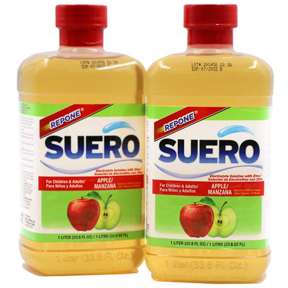 REPONE Suero Electrolyte Solution - Fruit Flavor, 33.8 oz