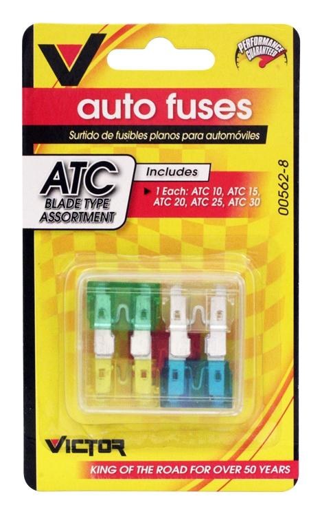 Victor Auto Fuses ATC Blade Type Assortment with Puller