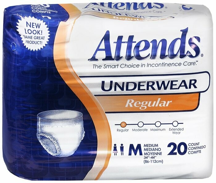 ATTENDS CARE UNDERWEAR X-LARGE 4X14 CT