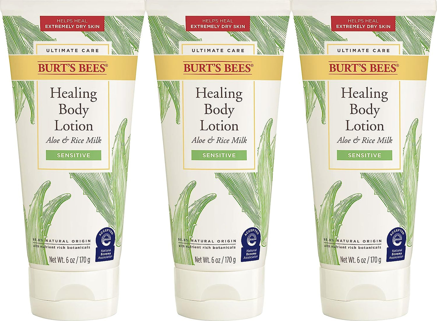 Burt's Bees Ultimate Care Sensitive Healing Body Lotion, 6 oz