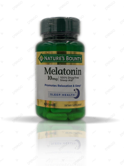 MELATONIN 10MG CAPSULE 60CT NAT BOUNTY