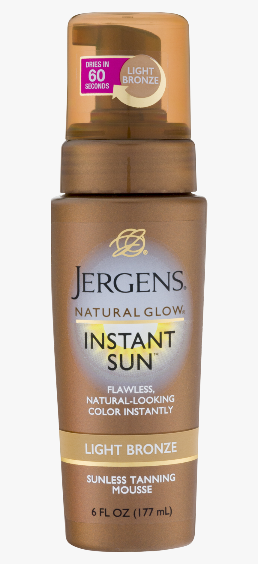 Jergens Natural Glow Instant Sun Light Bronze 6oz