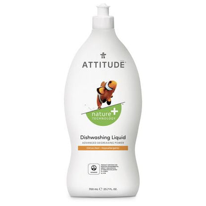 ATTITUDE DISH LIQUID,CITRUS ZEST