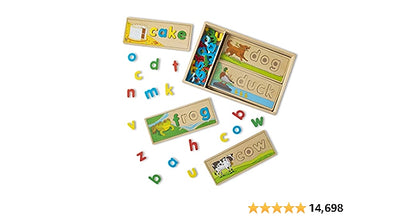 Melissa & Doug See & Spell Wooden Educational Toy