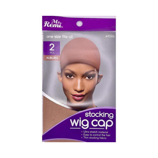 ANNIE MS REMI WIG CAP BLACK 2PK