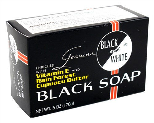 Black & White Black Soap With Vitamine & Cupuacu Butter 6oz