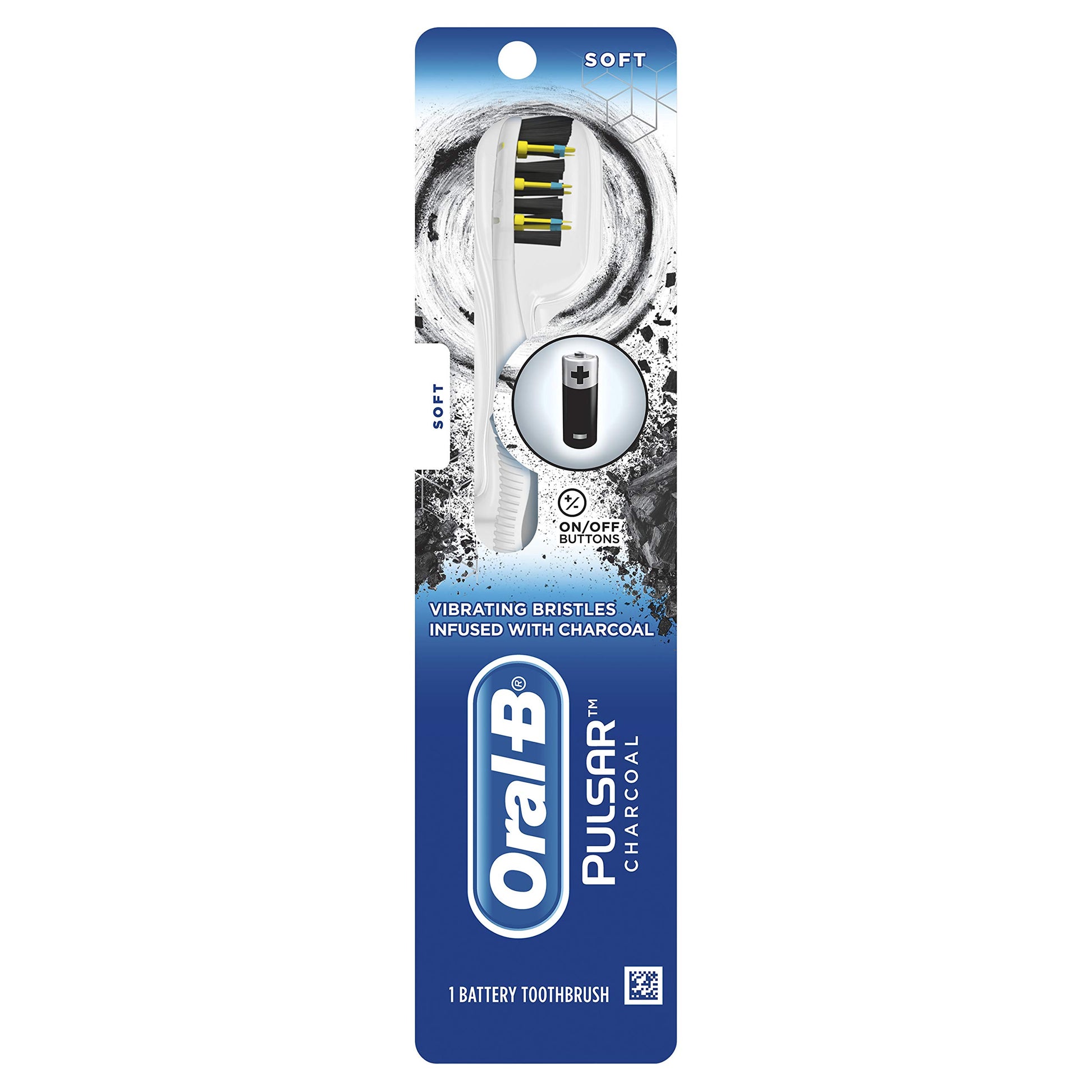 Oral-B Toothbrush Pulsar Medium 2 Count Battery Powered