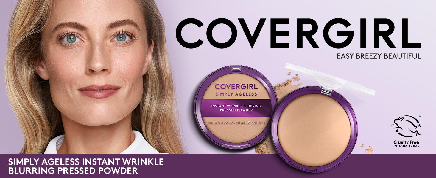 COVERGIRL Simply Ageless Instant Wrinkle Blurring Pressed Powder - 210 Classic Ivory
