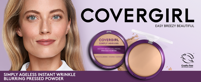 COVERGIRL Simply Ageless Instant Wrinkle Blurring Pressed Powder - 210 Classic Ivory