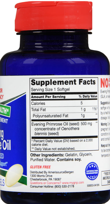 GNP EVNG PRIM OIL 500 MG SGC 75