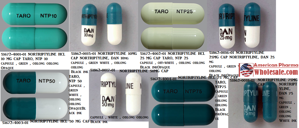 NORTRIPTYLINE CP 10MG 100