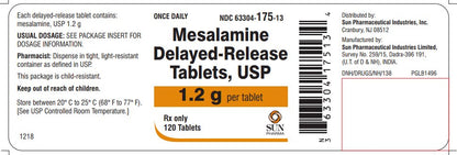 MESALAMINE CP 0.375GM 120 ER