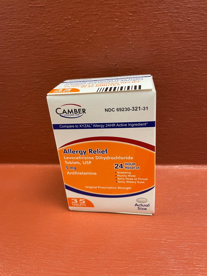 LEVOCETIRIZINE DIHCL 5 MG TAB 35