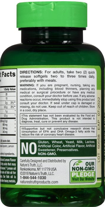 GNP FISH OIL 1000 MG SGC 60