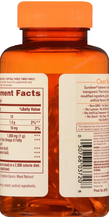 FISH OIL 2000MG ODRLS SGC 100+10 NAT TRU