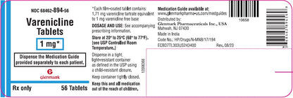 VARENICLINE TB 1MG 56 CPLT