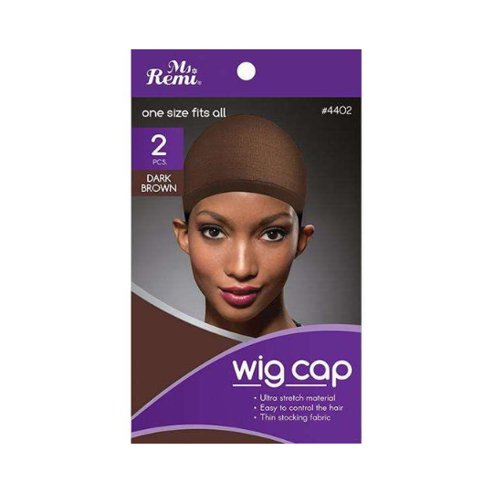 ANNIE MS REMI WIG CAP BLACK 2PK