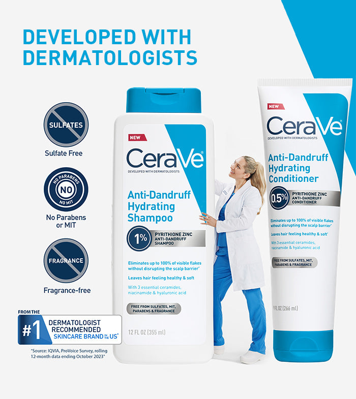 CERAVE ANTI-DANDRUFF HYDRATING SHM 12OZ