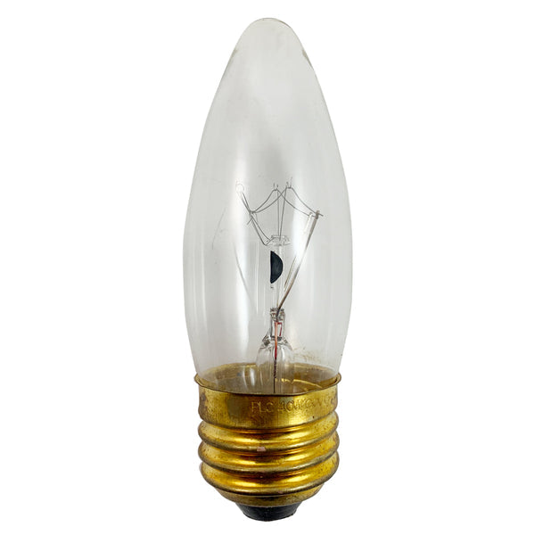 GE 40W B13 Reveal Blunt Tip Decorative Light Bulb (2-Pack)