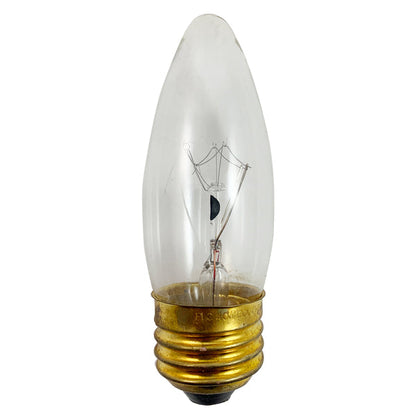 GE 40W B13 Reveal Blunt Tip Decorative Light Bulb (2-Pack)