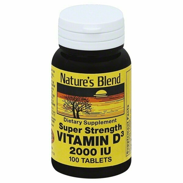VITAMIN D3 50 MCG TAB 100