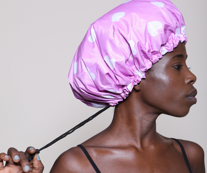 CALYPSO SATIN LINED SHOWER CAP