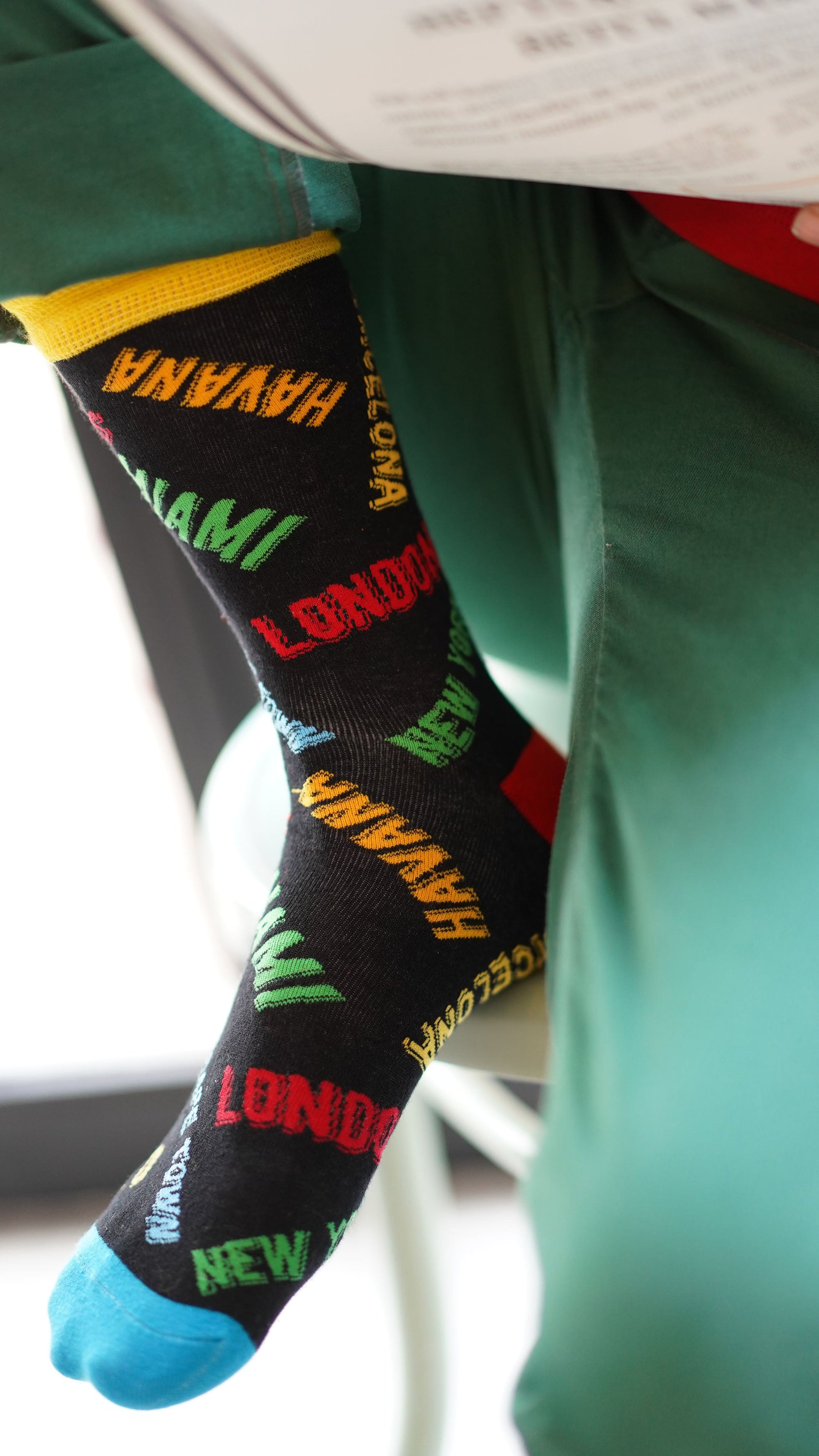 Round the Clock Men's Crew Socks, 2 pairs