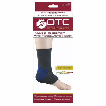 ANKLE SUPPORT PULL OVER WHT SML 2417S DS